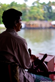 You know the way, houseboat in Kerala